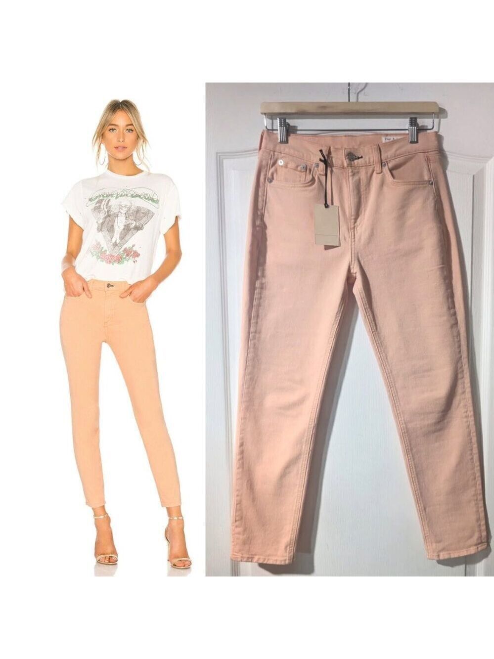 NEW! rag & bone | High Rise Skinny In Prairie Sun